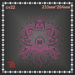 Квітка зі страз (1 шт/л). Квітка зі страз (1 шт/л).