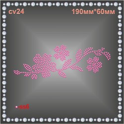 Квітка зі страз (4шт/л).