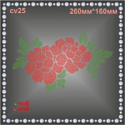 Квіти зі страз (1 шт/л). Квіти зі страз (1 шт/л).