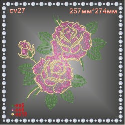 Аплікація зі страз "Троянди" (1шт/л). Аплікація зі страз "Троянди" (1шт/л).