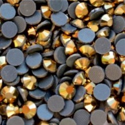 Термо-стрази Hot-fix ss10 "Gold Hematit" (1уп/1440шт).