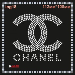 Логотип зі страз "Chanel" (4шт/л). Логотип зі страз "Chanel" (4шт/л).