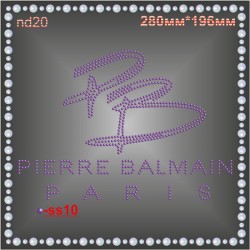 Напис зі страз "Pierre Balmain" (2шт/л). Напис зі страз "Pierre Balmain" (2шт/л).