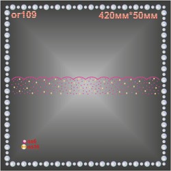 Орнамент із страз (3 шт/л).