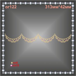 Орнамент из страз (5 шт/л).