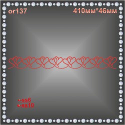 Орнамент из страз (3 шт/л).