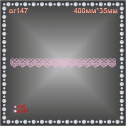 Орнамент из страз (3 шт/л).