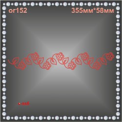 Орнамент из страз (3 шт/л).