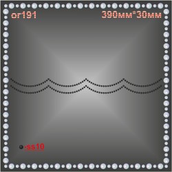 Орнамент из страз (5 шт/л).