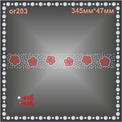 Орнамент из страз (3 шт/л).