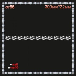 Орнамент із страз (5 шт/л).