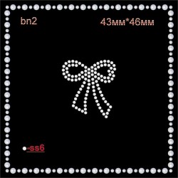 Бант із страз (20шт/л).