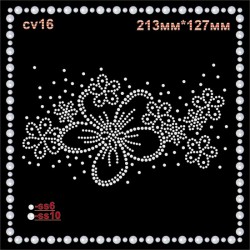 Квітка зі страз (2 шт/л). Квітка зі страз (2 шт/л).