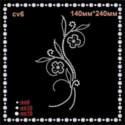 Квітка зі страз (2шт/л). Квітка зі страз (2шт/л).