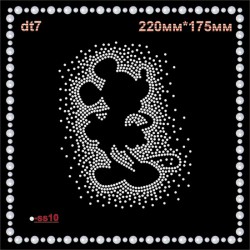 Аплікація зі страз "Micky Mouse" (1шт/л).
