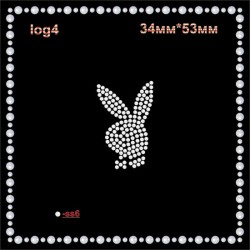 Логотип зі страз "Playboy" (12шт/л). Логотип зі страз "Playboy" (12шт/л).