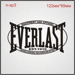 Термонаклейка "Everlast" (20шт/л). Термонаклейка "Everlast" (20шт/л).