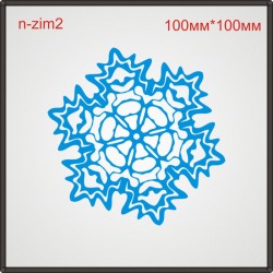 Термонаклейка "Сніжинка" (10шт/л).