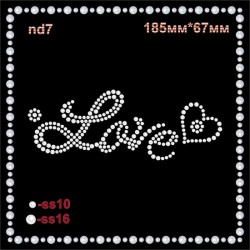 Напис зі страз «Love» (3шт/л). Напис зі страз «Love» (3шт/л).