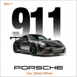 Термотрансфер ДТФ (DTF) "Porsche 911"