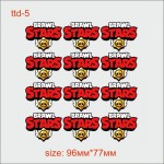 Термотрансфер ДТФ (DTF) "Brawl Stars"