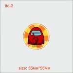 Термотрансфер ДТФ (DTF) "Among us shhh!"