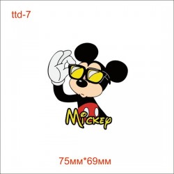 Термотрансфер ДТФ (DTF) "Mickey in glasses"