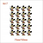 Термотрансфер ДТФ (DTF) "Mickey in glasses"