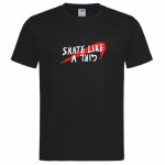 Термотрансфер ДТФ (DTF) "SKATE LIKE A GIRL"