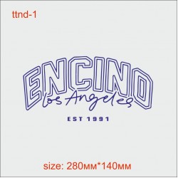 Термотрансфер ДТФ (DTF) "ENCINO Los Angeles"