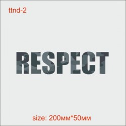 Термотрансфер ДТФ (DTF) "RESPECT"